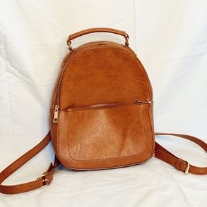 Brown Backpack Purse